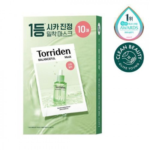 Torriden Dive 積雪草保濕鎮靜面膜 (10pc)